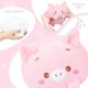 thumbnail image 3 of 8 inch Cute Pink Pig Plush Stuffed Animal Cylindrical Body Pillow,Super Soft Cartoon Hugging Toy Gifts for Bedding, Kids Sleeping Kawaii Pillow, 3 of 4