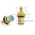 thumbnail image 2 of simhoa Ceramic Disc Cartridge Water Mixer Inner Faucet Valve Quarter Tap Bath A-6 Valve A-6, 2 of 4