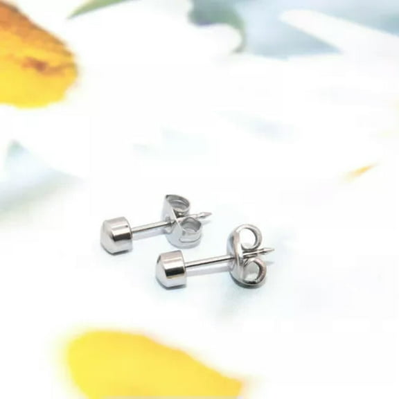 K-KED 10 Pairs Stainless Steel Ear Piercing Gun Earring Crystal Cartilage Tragus Helix-No Crysta;