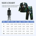 thumbnail image 4 of Hirioo Realistic Style Colorful Wolf A for Men's Pajama Sets 2 Piece Pjs Men's Long-Sleeved Pajama Set Button Down Sleepwear,S-XXL-Large, 4 of 7