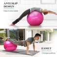 thumbnail image 3 of Pelota de Yoga antiexplosión 55cm/65cm/75cm pelota de equilibrio de estabilidad Pilates Barre física, 3 of 8