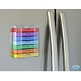 thumbnail image 2 of 7 Day Pill Box Organizer, Hard Case with Embedded Magnet, Pill Dispenser with 7 Stackable Trays with 4 Times a Day Small Pill Compartments Labeled for Morning, Noon, Evening, and Night. Perfect for Or, 2 of 7