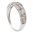 thumbnail image 2 of 10k White Gold Vintage-Style Diamond Anniversary Band (0.08 cttw, I-J, I2-I3), 2 of 6