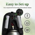 thumbnail image 3 of Automatic Air Freshener Dispenser 2-pack, Wall Mounted or Freestanding, Interval Spray Setting [HK] Black, 3 of 5