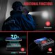 thumbnail image 1 of Compresor de aire portátil 150PSI Mini inflador de aire Bomba de neumáticos Manómetro digital LED 2500mAh Batería recargable Apagado automático para DYNWAVEMX Bomba de aire recargable, 1 of 8