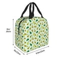 thumbnail image 2 of Yiaed Cartoon Fruit Print Insulated Lunch Bag Reusable Cute Tote Lunch Box, Leakproof Cooler Lunch Bags for Work Office Travel School Picnic, 2 of 5