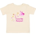 thumbnail image 3 of Inktastic I Love My Pawpaw Girls Baby T-Shirt, 3 of 5