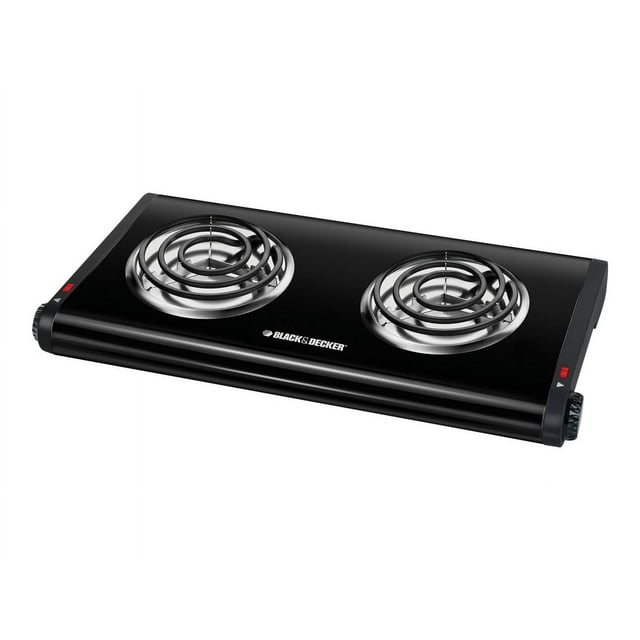 Black & Decker DB1002B - Electric hot plate - black