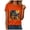 #style-01 Orange, variant on Ahadesign Halloween Pumpkin Costume for Women Plus Size Halloween Shirts for Women Pumpkin Graphic Tshirt Oversized Fall Casual Tee Tops (Orange,XXL)