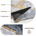 thumbnail image 6 of Round Rugs 3Ft, Grey Golden Marble Round Area Rug Washable Indoor Throw Carpet, Modern Ink Painting Art Luxury Small Non Slip Circle Rug for Bedroom Living Room Home Decor Aesthetic, 6 of 8