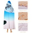 thumbnail image 4 of Pingu Manta Capa con Capucha Anti-Bolitas, Manta de Lana Ártica Suave, Manta Portátil de Felpa Ligera y Lujosa, Poncho para Siesta en Casa y Oficina, 100*130cm, 4 of 6