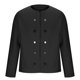 thumbnail image 4 of Puntoco Chaqueta Tipo Cárdigan De Punto Con Cremallera Lisa, Informal, De Manga Larga Y Gran Tamaño Con Botones Para Hombre, 4 of 6