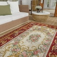 thumbnail image 3 of Unique Loom Outdoor Traditional Collection Area Rug - Palazzo (2'  x 3' 1" Rectangle Burgundy Red and Ivory/Gold), 3 of 9