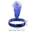 thumbnail image 4 of Unique Bargains 1 Pc Feathers Faux Diamond Headbands for Women Blue, 4 of 6