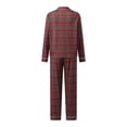 thumbnail image 5 of AceBaby Christmas Family Pajamas Sets Plaid Print Holiday PJs Sleepwear Loungewear for Man/Woman/Kid/Baby/Dog, 5 of 10