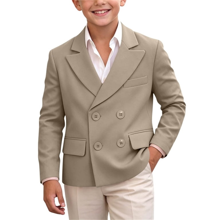 SELONE Suit Jacket for Boys Wedding Performance Wear Lapel Collar 