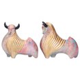 thumbnail image 2 of Escultura de toro, estatua de buey de decoración de arte para el hogar, 2 piezas para estanterías de escritorio de computadora Unbranded 1214210005511, 2 of 8
