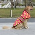 thumbnail image 3 of HDE Dog Raincoat Hooded Slicker Poncho for Small to X-Large Dogs and Puppies Ducks Pink L, 3 of 7