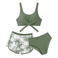 thumbnail image 4 of Gunia Swimsuits For Girls Two Piece Bathing Suit High Waist Bikini With Cover Up Swimwear Swimsuits For Teen Girls 8-16 Years, 4 of 4