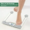 thumbnail image 3 of Uten Digital Body Weight Bathroom Scale, High Precision LCD Display Weight Scale, 400 lbs Capacity for Home Use, White, 3 of 7