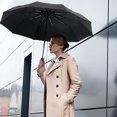 thumbnail image 4 of Hxlamzoo Parapluie Double Pliant Entièrement Automatique, Parapluie Résistant au Vent à 10 Baleines Renforcées, Style d'Affaires, Design Contrastant Intérieur et Extérieur, Double Parapluie pour le Soleil et la Pluie, 4 of 5
