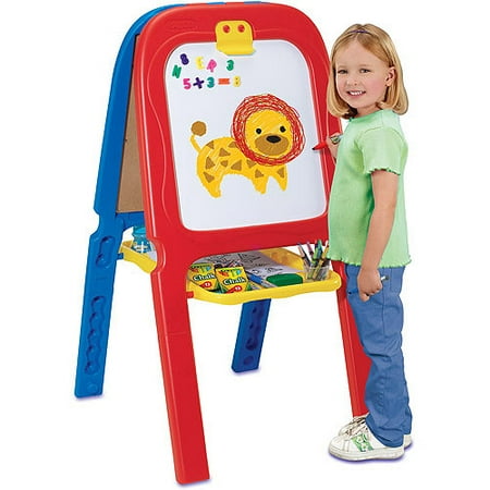 crayola 3 in 1 double easel with magnetic letters walmart com