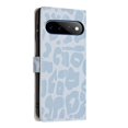 thumbnail image 3 of Leather For Google Pixel 11 Pro XL 6.8-inch Leopard Print Wallet Case, With Card Holder,Wristband,Magnetic Clasp Kickstand Folio Cover,Blue,For Pixel 11 Pro XL, 3 of 6