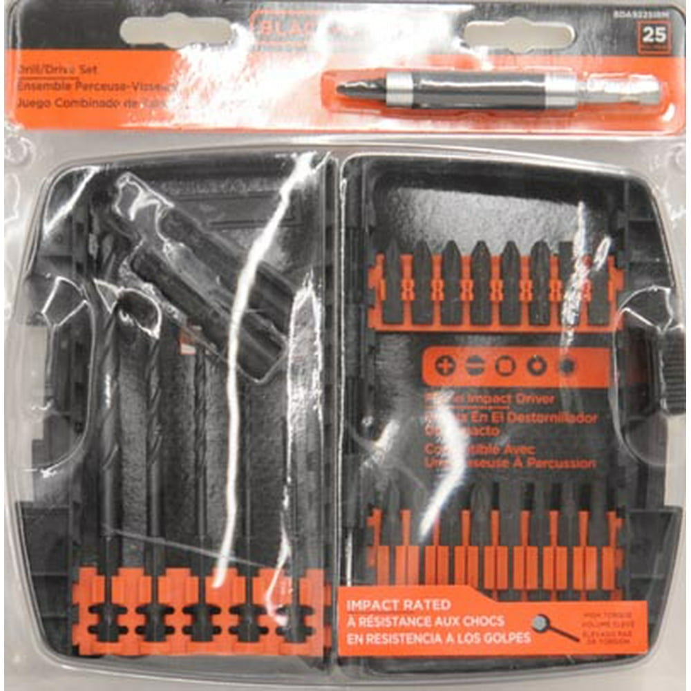 BLACK+DECKER 25Piece Impact Set