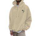 thumbnail image 4 of EHQJNJ Sweat à Capuche d'Hiver pour Hommes, Mode Graphique, Imprimé Cocotier, Pull Ample avec Poche, 4 of 4