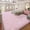 Pink, variant on Janvonne Soft Fluffy Rugs for Doorway, 3x5ft Non Skid Shaggy Carpets for Entrance, Cozy Fuzzy Rug for Nursery, Playroom, Home Decor, Pink