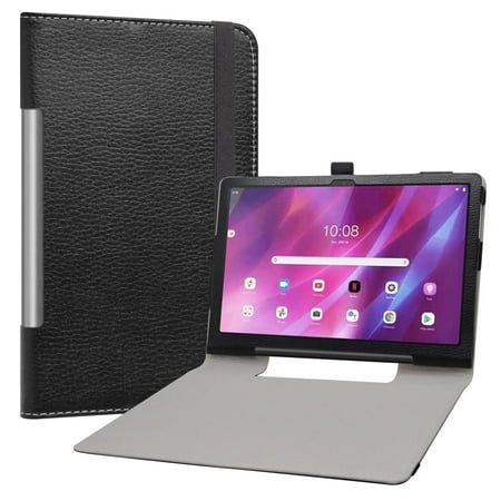 Labanema 11" Lenovo Yoga Tab 11 (YT-J706F) Case, PU Leather Folio Stand Protective Case, Cover for 11" Lenovo Yoga Tab 11 (YT-J706F) (Black)