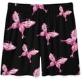 thumbnail image 4 of Faty-T Butterfly Men's Pajama Shorts Drawstring Pajama Pants Loungewear Pj Bottoms with Pockets, 4 of 8