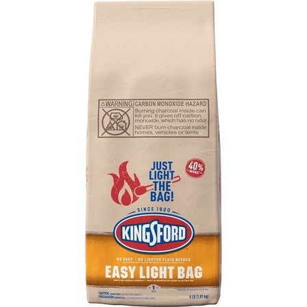 2 PC Kingsford Easy Light Charcoal Briquettes 4 lb