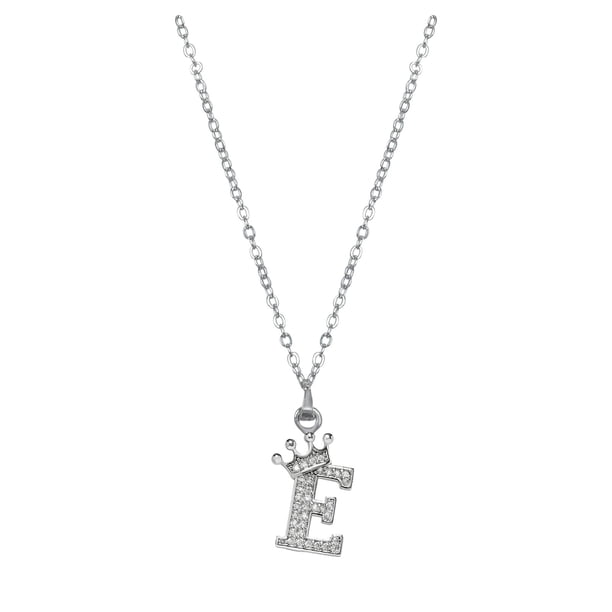 26 Letras Inglesas Collar Colgante Completo para Mujeres Rhinestone Collares A Z 26 iniciales del alfabeto Collares para Chicas Adolescentes Joyas