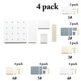 thumbnail image 2 of Coofit Wall Pegboard Creative Practical Storage Plastic Pegboard Wall Organizer, 2 of 8