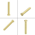 thumbnail image 5 of Brass Machine Screws, M5x40mm Phillips Pan Head Fastener Bolts for Furniture, Office Equipment, Electronics 20Pack, 5 of 6