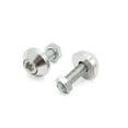 thumbnail image 3 of Unique Bargains 4Pcs Silver Tone Aluminum Alloy Car Motorcycle Decorative License Plate Screw, 3 of 3