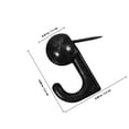 thumbnail image 2 of BESTYASH 30pcs Nail Board Hook Black Zinc Alloy Designs For Hanging Pictures In Home Office Walls, 2 of 7