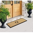 thumbnail image 5 of A1HC First Impression Natural Rubber Coir Molded 18-inch x 48-inch Monogrammed Double Doormat, 5 of 6
