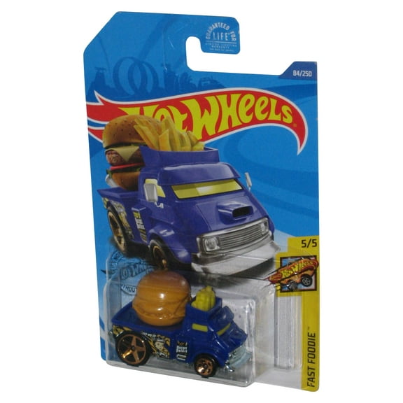 Hot Wheels Fast Foodie Buns of Steel Blue 5/5 (2017) Toy Car 84/250