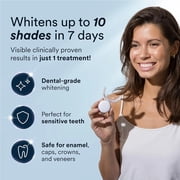 Auraglow Teeth Whitening Kit with LED Light, 35% Carbamide Peroxide Gel, 20+ Whitening Treatments, (2) 5mL Whitening Gel Syringes