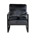 thumbnail image 6 of US Pride Furniture Hosam 25.4" Velvet Upholstery Metal Arms Chair Black, 6 of 6