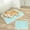 Blue, variant on Kraoden Double Sided Pet Mat for Dogs and Cats, Self Heating, Noiseless Padded Blanket for Kennels and Cages, Machine Washable, Portable Comfort for Fall and Winter