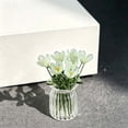 thumbnail image 6 of Glass Flower, Handmade Blown Glass Small Floral Bouquet, Simulation Arrangement Ornament, Fresh Decor for Home, Desk, Office, Gift & Tabletop Use, 6 of 7