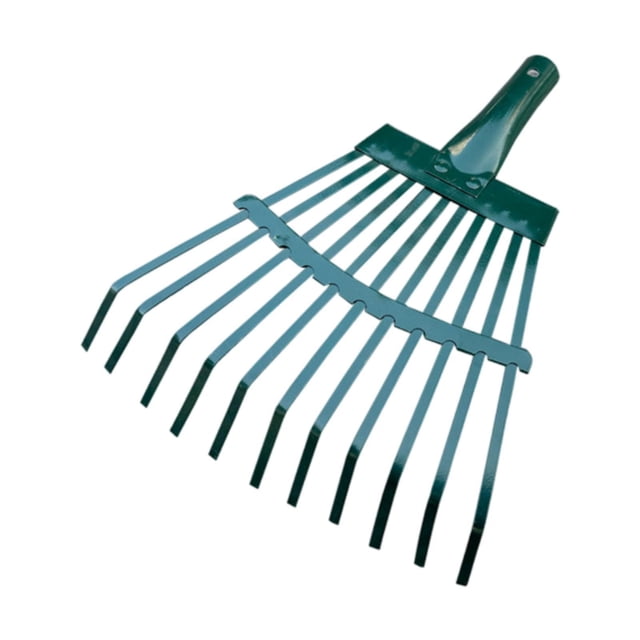 Almencla Garden Rake Head Courtyard Planting Yard Courtyard Leaf Rake Head Replacement 11 Teeth 24x30cm