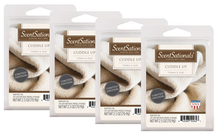 ScentSationals 2.5 oz Cuddle Up Scented Wax Melts, 4-Pack