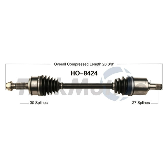 CV Axle Shaft Fits select: 2013-2014 HONDA ACCORD