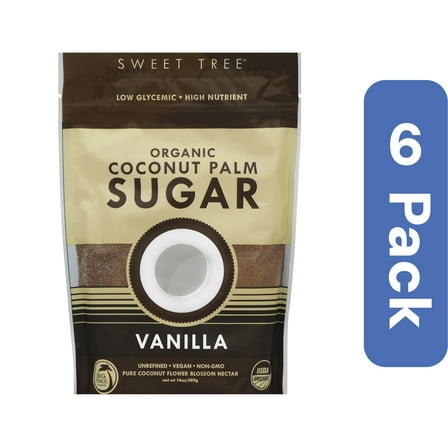 Big Tree Farms Vanilla Coconut Sugar 14 oz (Pack Of 6)