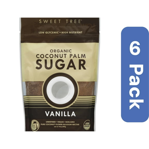 Big Tree Farms Vanilla Coconut Sugar 14 oz (Pack Of 6)