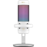 TONOR TC320 Gaming Mic, USB Microphone with RGB/Gain Control, Mute Touch for Streaming, Podcasts, Recording, Twitch/YouTube/Discord, Condenser Computer PC Mic with Stand on Mac/PS4/PS5/NS White